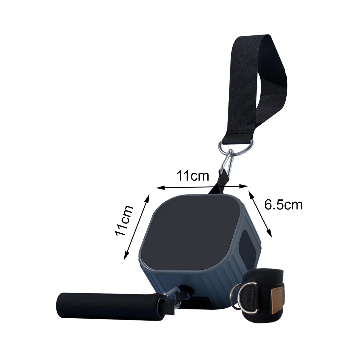 Multifunctional Fitness Equipment Resistance Machine Comfortable Grip Cable Machine Portable Strength Training for Home Gym