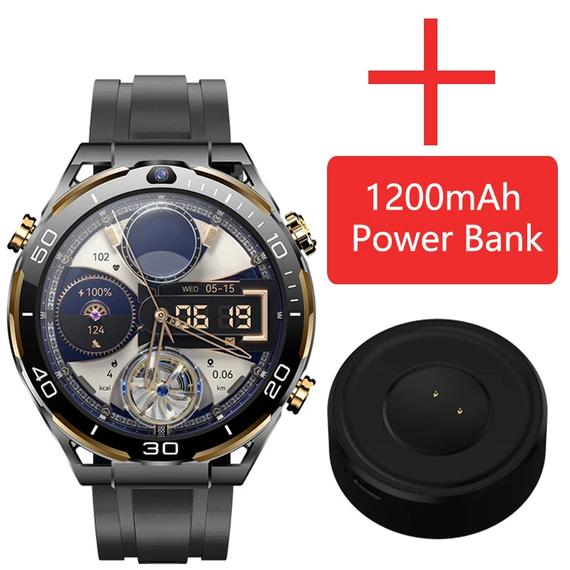 NEW JingTider JT7 MTK6762 Octa Core 4G LTE Smart Watch Men 1.508" Real AMOLED Screen Android 10 Smartwatch Dual Camera WIFI GPS