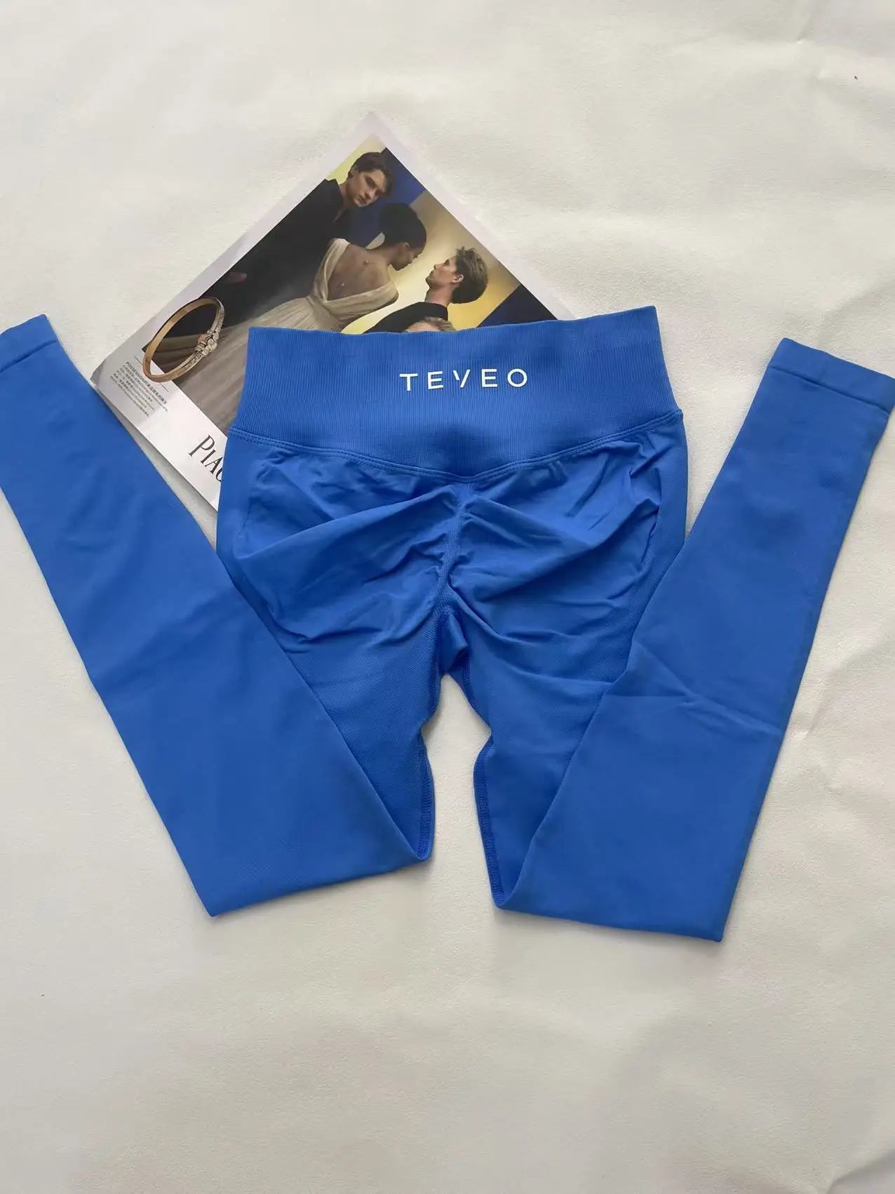 Seamless Yoga Pants Impact Leggings Women High Stretch Low Ribbed Band Scrunch Gym Leggings Fitness Sweat Wicking Workout