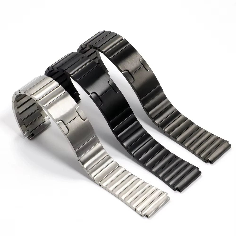 22mm Luxury Stainless Steel Strap For Huawei Watch GT 5 Pro GT5 GT4 GT3 GT2 Pro/GT2 46mm Metal Bracelet for Huawei Watch 3/4 Pro