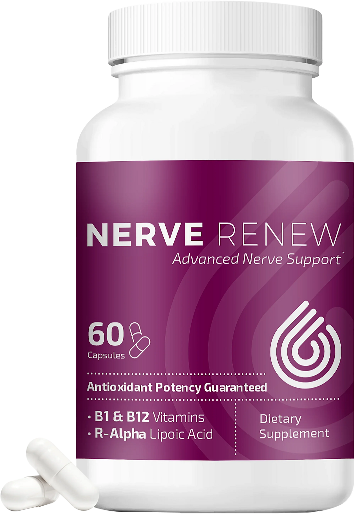 Nerve Renew Advanced Nerve Support - with R-Alpha Lipoic Acid & Vitamin B Complex - Antioxidant