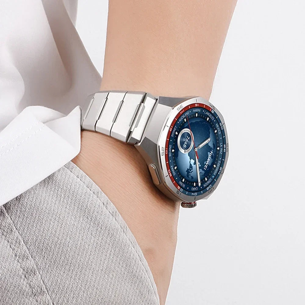 No Gaps Luxury Titanium Strap for Huawei Watch GT 5 Pro Metal Bracelet for Huawei Watch GT5 Pro Specialized Men's Style Strap