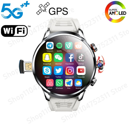 GoldenSpike H18 Pro Smartwatch Men Women GPS WIFI 5G Smart Watch Rotary Camera NFC App Download 256GB Storage Rom Amoled Screen