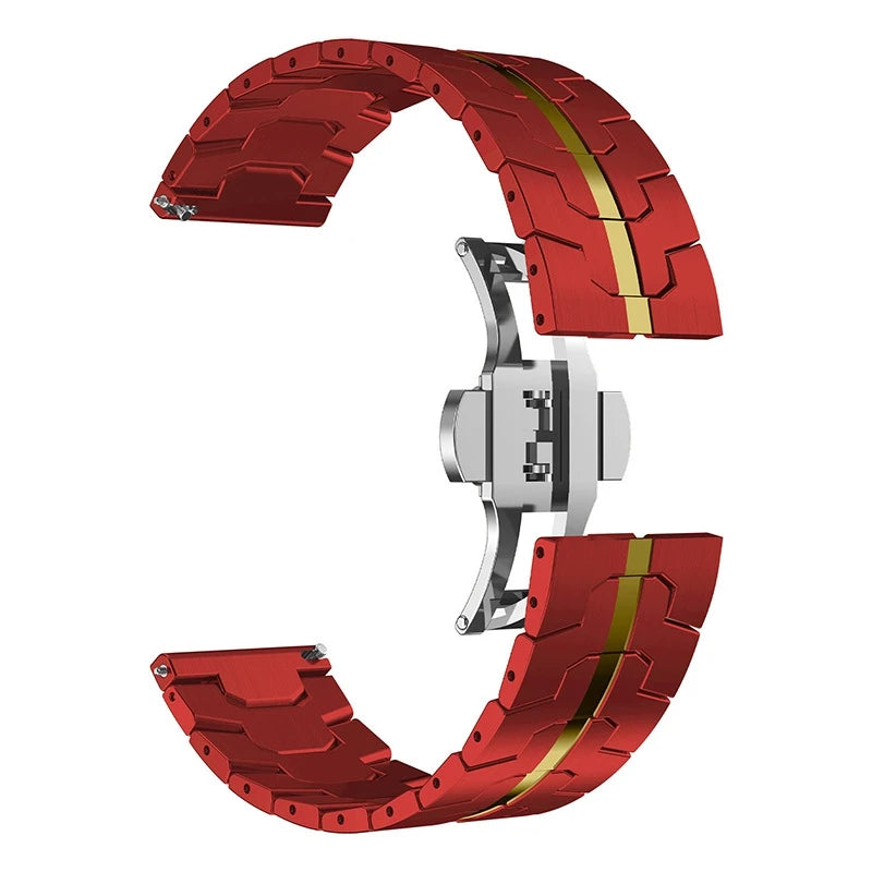 Stainless Steel Butterfly Buckle Strap For Huawei Watch GT 5 Pro 46mm Metal Bracelet For Huawei Watch GT5 GT4 GT3 GT2 46mm Band