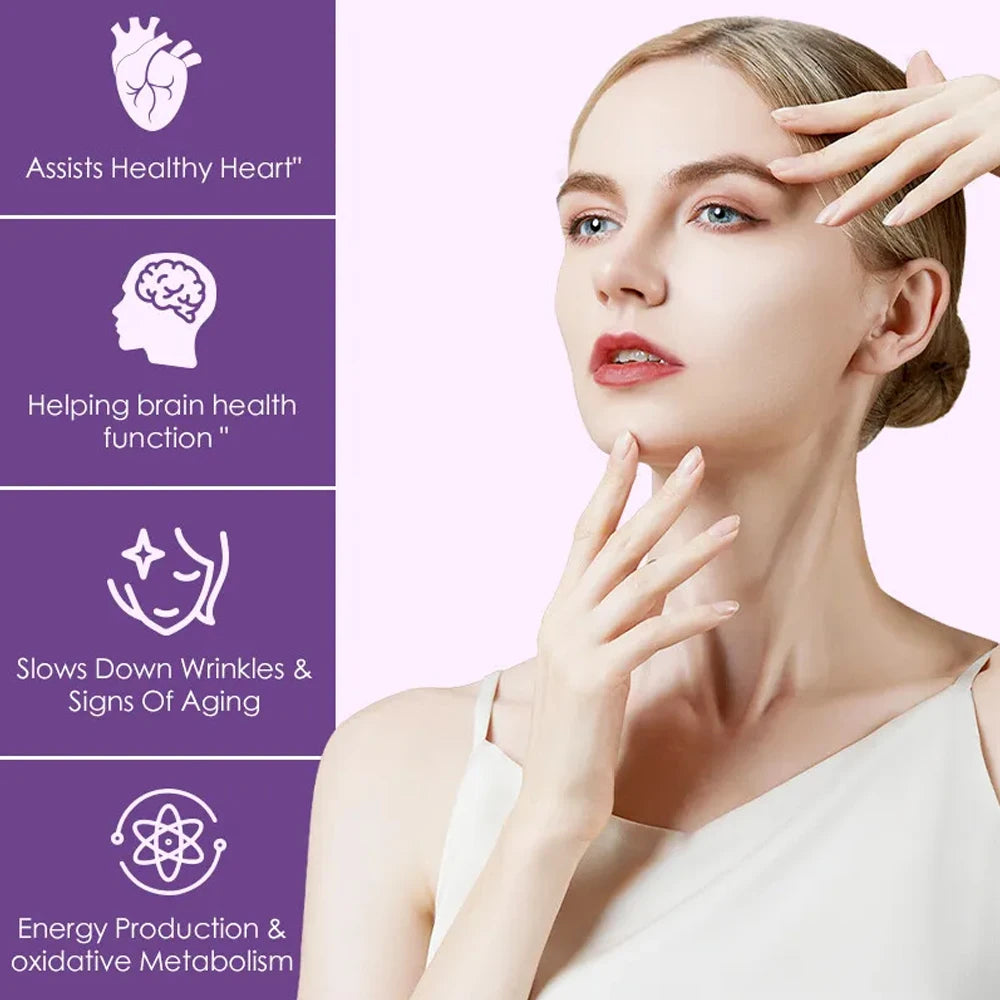 Fearathe Resveratrol Capsules - Supports Brain and Immune Function, Heart Health, Brain Health, Anti-Aging, Antioxidant