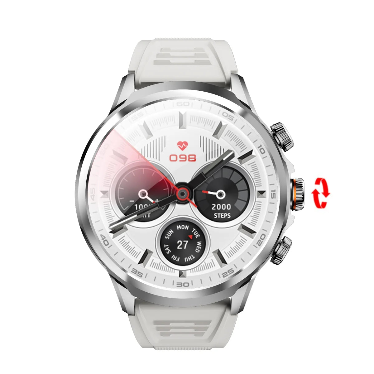 GoldenSpike H18 Pro Smartwatch Men Women GPS WIFI 5G Smart Watch Rotary Camera NFC App Download 256GB Storage Rom Amoled Screen