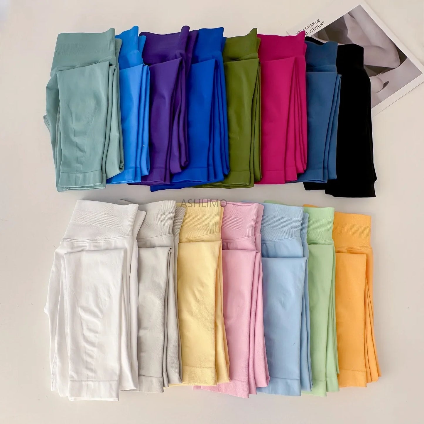 Impact Leggings With Logo Gym Seamless Leggings Women Low Waist Scrunch Bum Leggings Workout Clothes Sports Tights Yoga Pants