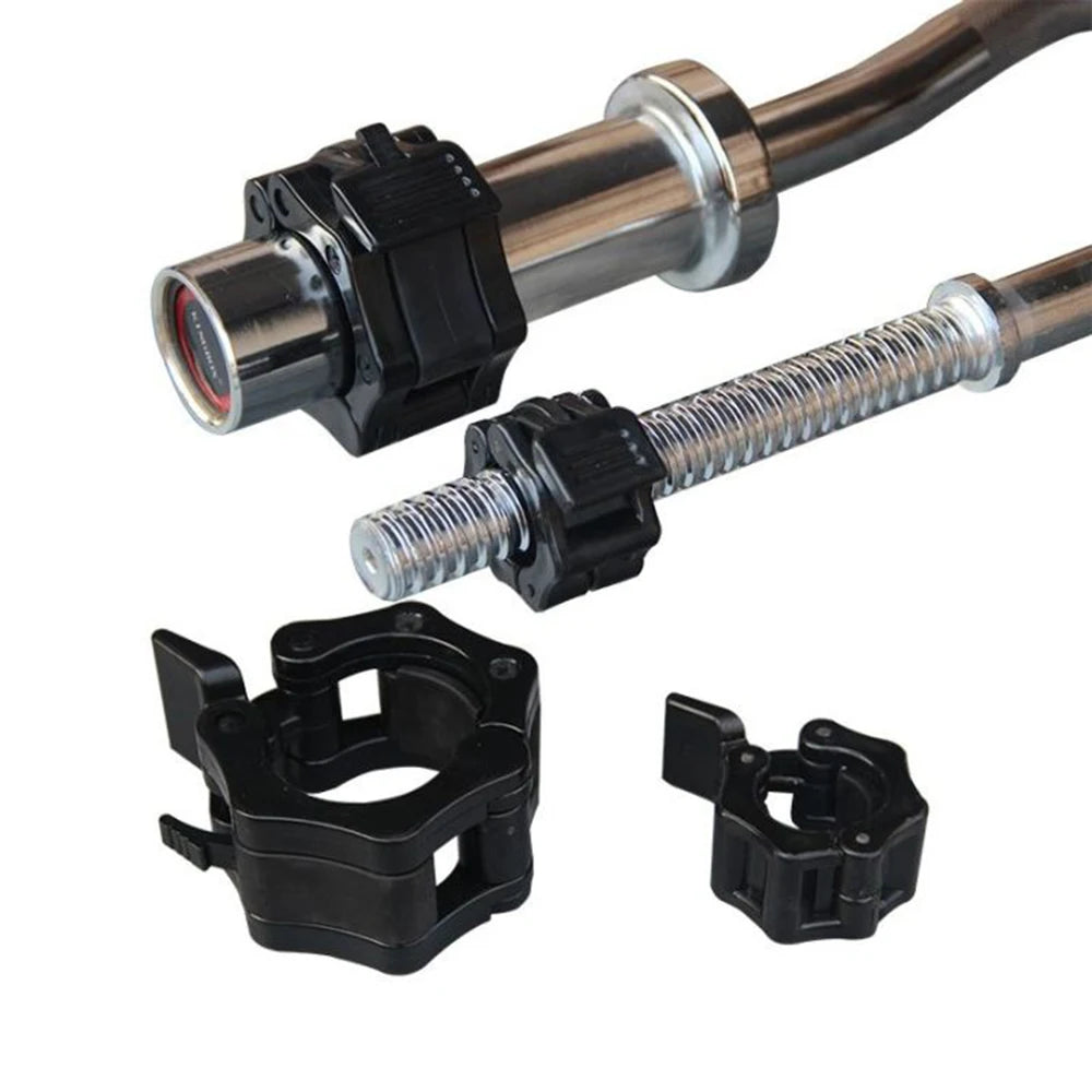 1“/2" Dumbbell Clips Barbell Clamp Collars Quick Release Standard Barbell Clip Non-Slip Lock for Gym Weightlifting Powerlifting