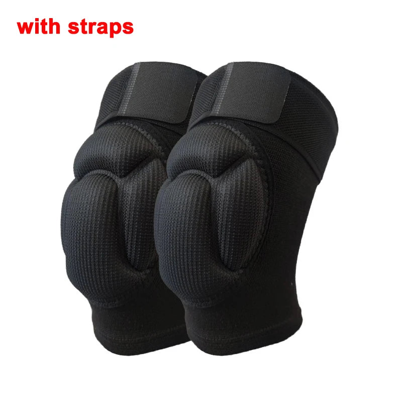 1Pair Thickened Protection Sports Kneepad Gym Support Fitness Gear Gear Basketball Brace Protector Male/Female Non Slip Pads