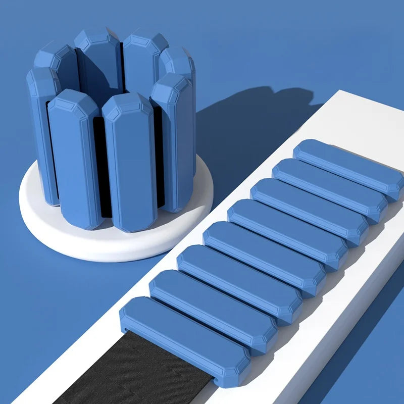 450/900g Yoga Fitness Wrist Weights Bracelet Silicone Adjustable Ankle Straps Gym Protector Jogging Sports Exercise Wristbands