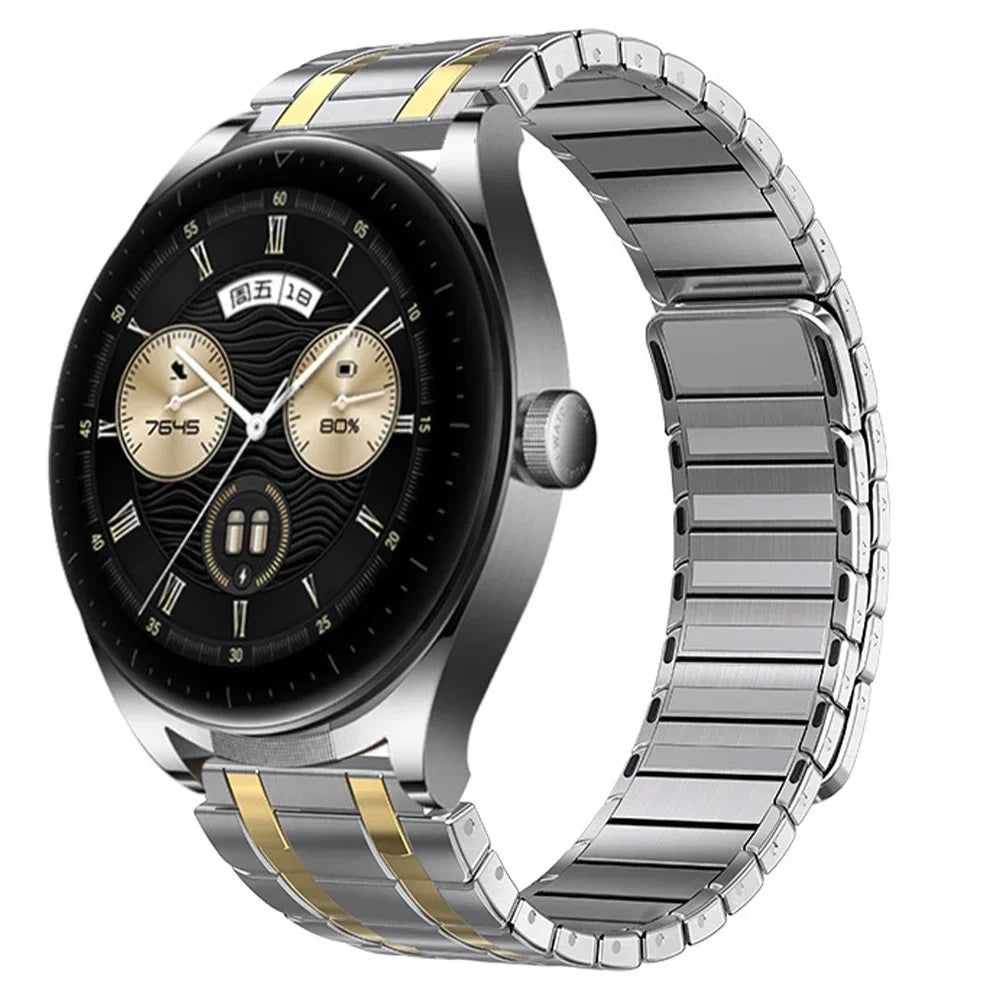 Stainless Steel Band for Amazfit Balance GTR 4 3 Men Magnetic 22mm Strap for Huawei GT3 GT4 GT5 Pro 46mm Watch 4/4 Pro Ultimate