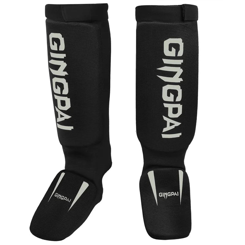 Cotton Instep Shin Guard Karate/Sanda/Taekwondo/Muay Thai/Boxing Leggings Ankle Support Protection Foot Brace Equipment