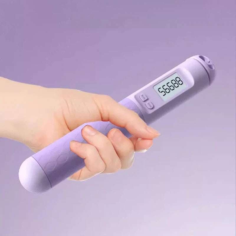 Counting Jump Rope ball Anti-Skid Handle Cordless Weighted Jump Rope for Home Use Portable Weight Loss for Indoor Outdoor