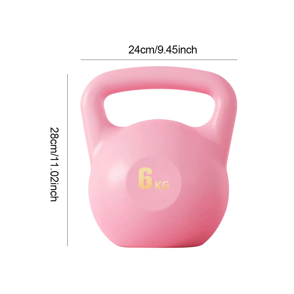 Water-filled Kettlebell Soft Kettlebell Shock-Proof Kettlebell Weights Anti Slip Grip Hand Weights Home Gym Equipment 2-4/6KG