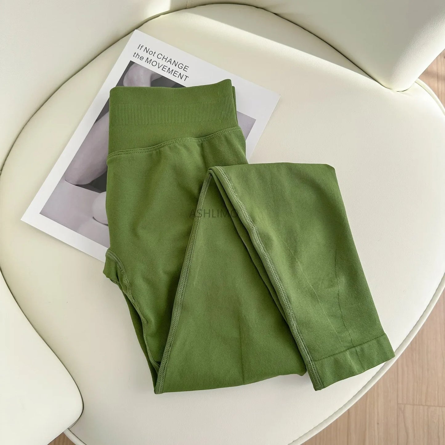 Impact Leggings With Logo Gym Seamless Leggings Women Low Waist Scrunch Bum Leggings Workout Clothes Sports Tights Yoga Pants