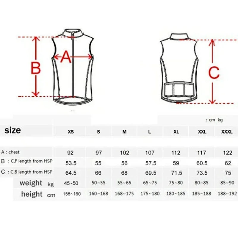 Cardigan Chest Vest Cuts Wind Cycling Waterproof Running Vest 2025 Man Sleeveless Cycling Jersey Men Summer Men's Vests merida