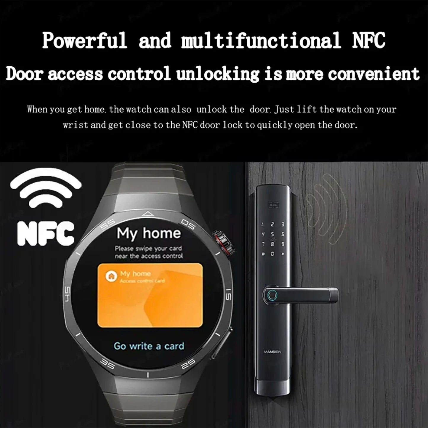 GT 5 Pro 2025 New SmartWatch Men 466*466 HD Screen 24h Blood Pressure Monitoring Men's Women NFC GPS Outdoor Sports Smartwatch