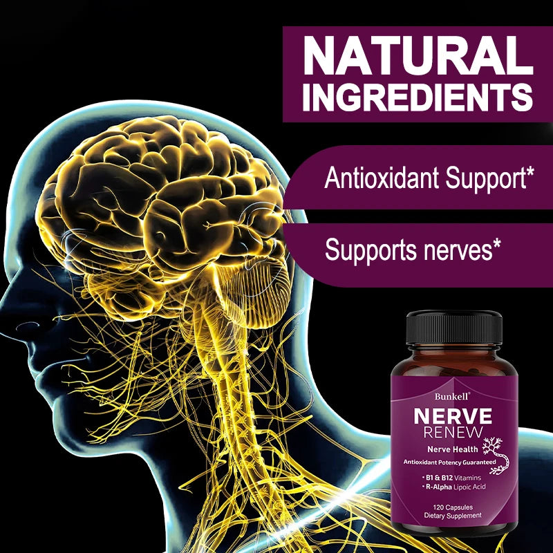300 mg of stabilized R-lipoic acid, a multivitamin and antioxidant that supports nervous system health and blood sugar balance.