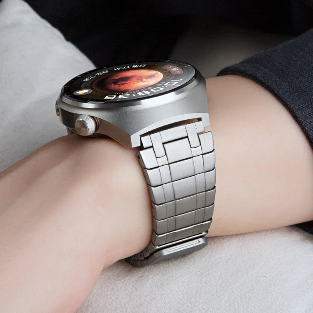 22mm Magnetic Stainless Steel Band For Huawei Watch 4Pro GT 3 4 46mm Ultimate Strap For Amazfit gtr4/GTR 47mm Business Bracelet