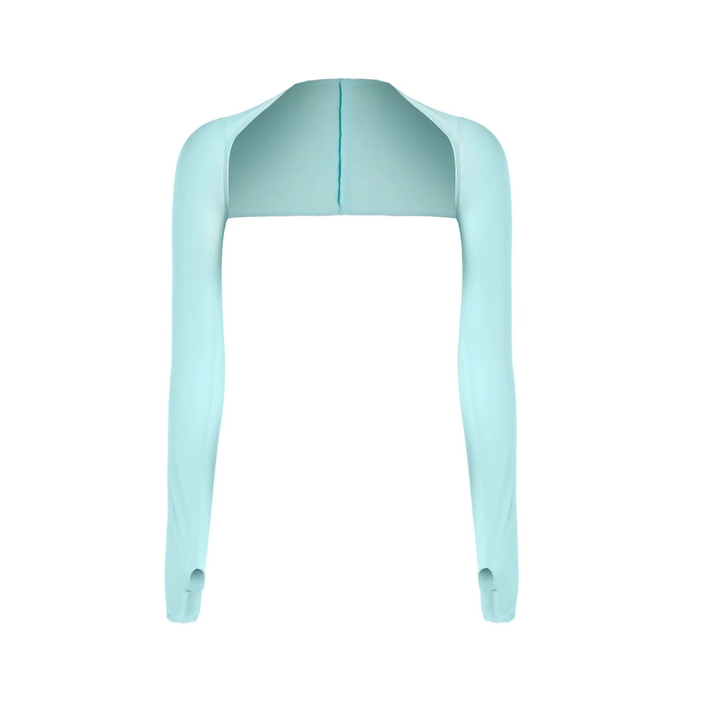 1Pair Cooling Shawl Arm Sleeves Sun Protection for Women Men with Finger Hole for Golfing, Driving, Riding, Fishing