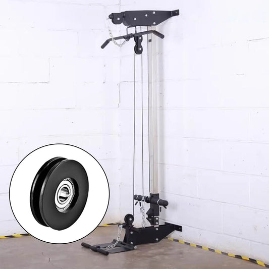 Fitness Pulley Wheel Parts Convenient Wear Resistant Accessory Universal for Cable Machine Pulley System Home Gym Attachments