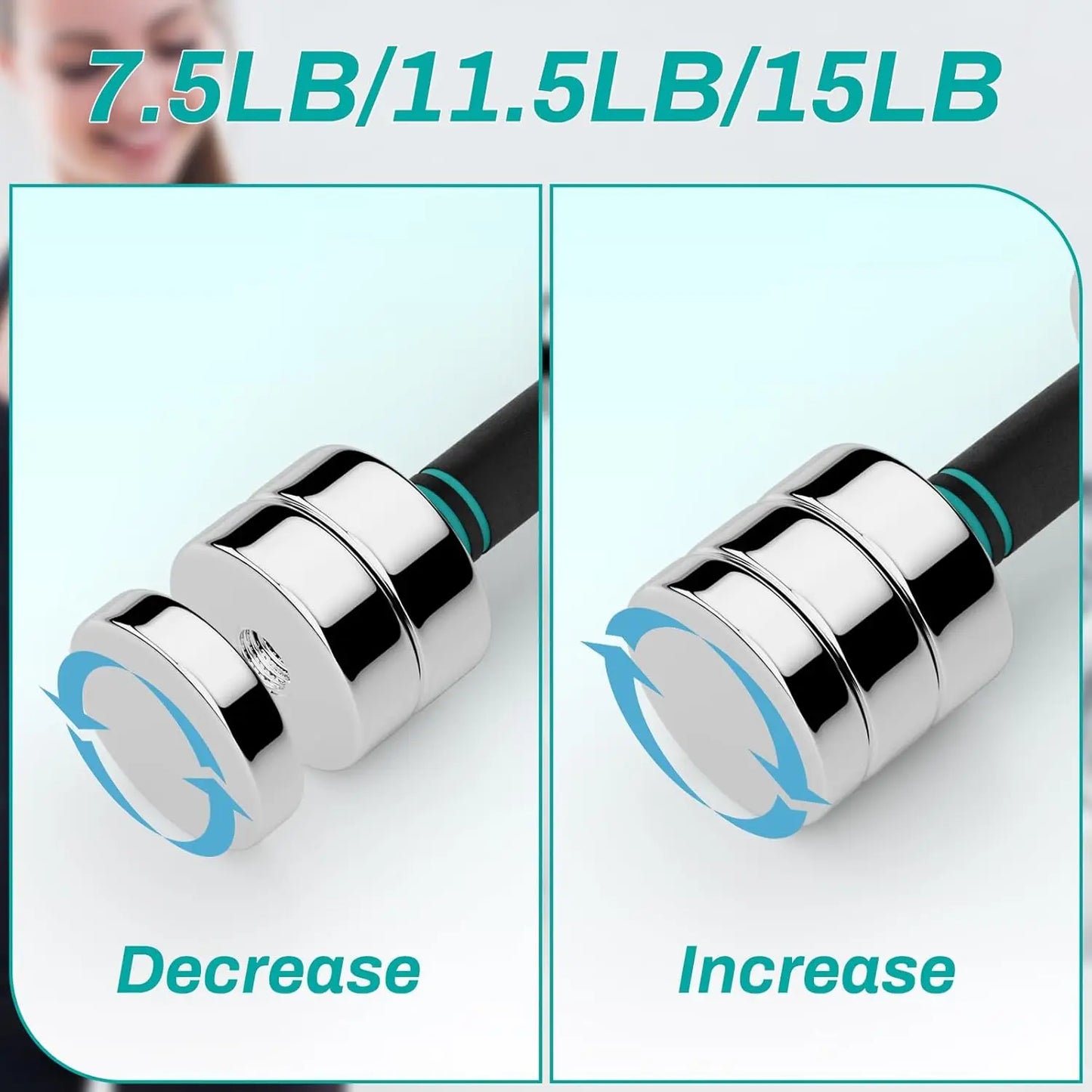 Steel Adjustable Dumbbell Set Of 2, 5/10/15Lb Free Weights Dumbbells Set, Non-Slip And Comfortable Foam Handle, Adjustable