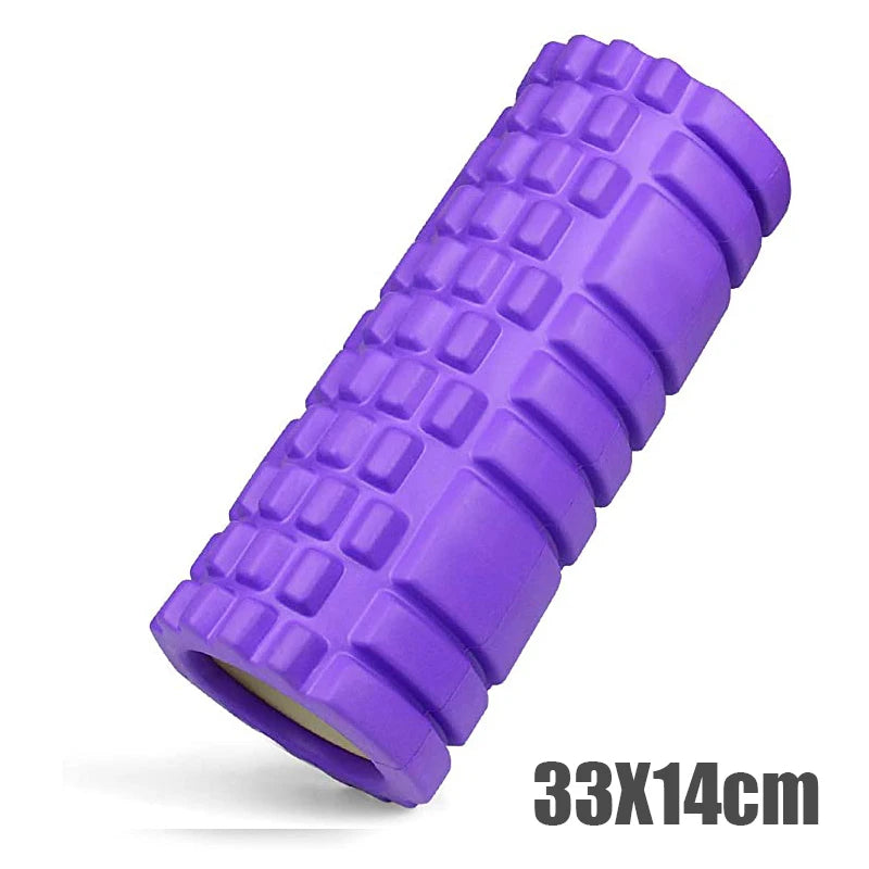 33cm Yoga Column Foam Axis Massage roller Muscle Back Muscle  MassageThe grid Back training set shipping