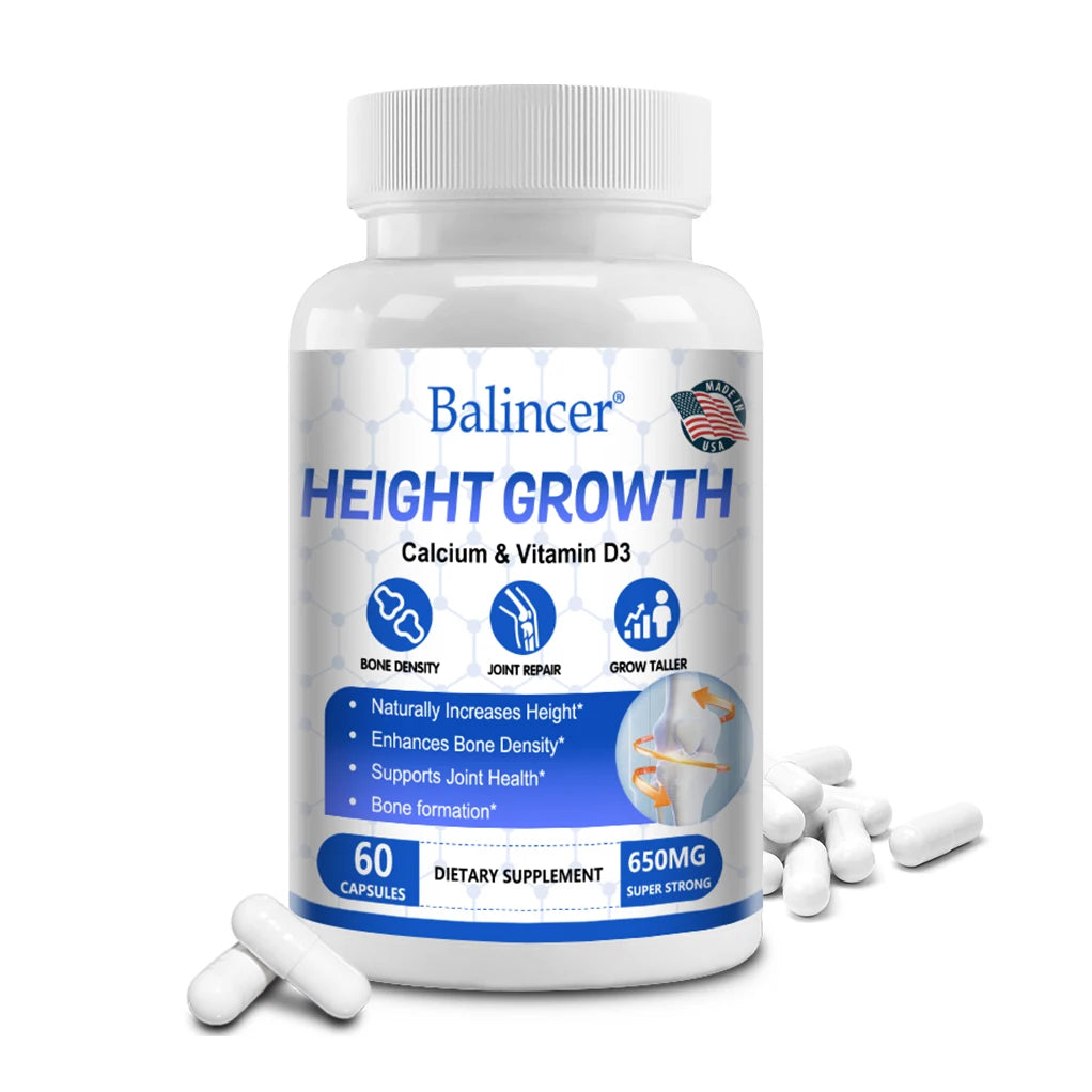 Bone Growth Supplement for Adults and Children - Increase Bone Density, Reduce Bone Loss, Support Osteoporosis