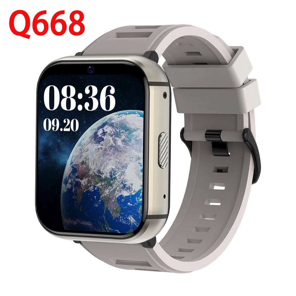 2024 RAM 4GB ROM 64GB 1.99 Inch 4G Call Smart Watch GPS Wifi SIM Dual Camera Heartrate Testing Waterproof Sports Men Smartwatch