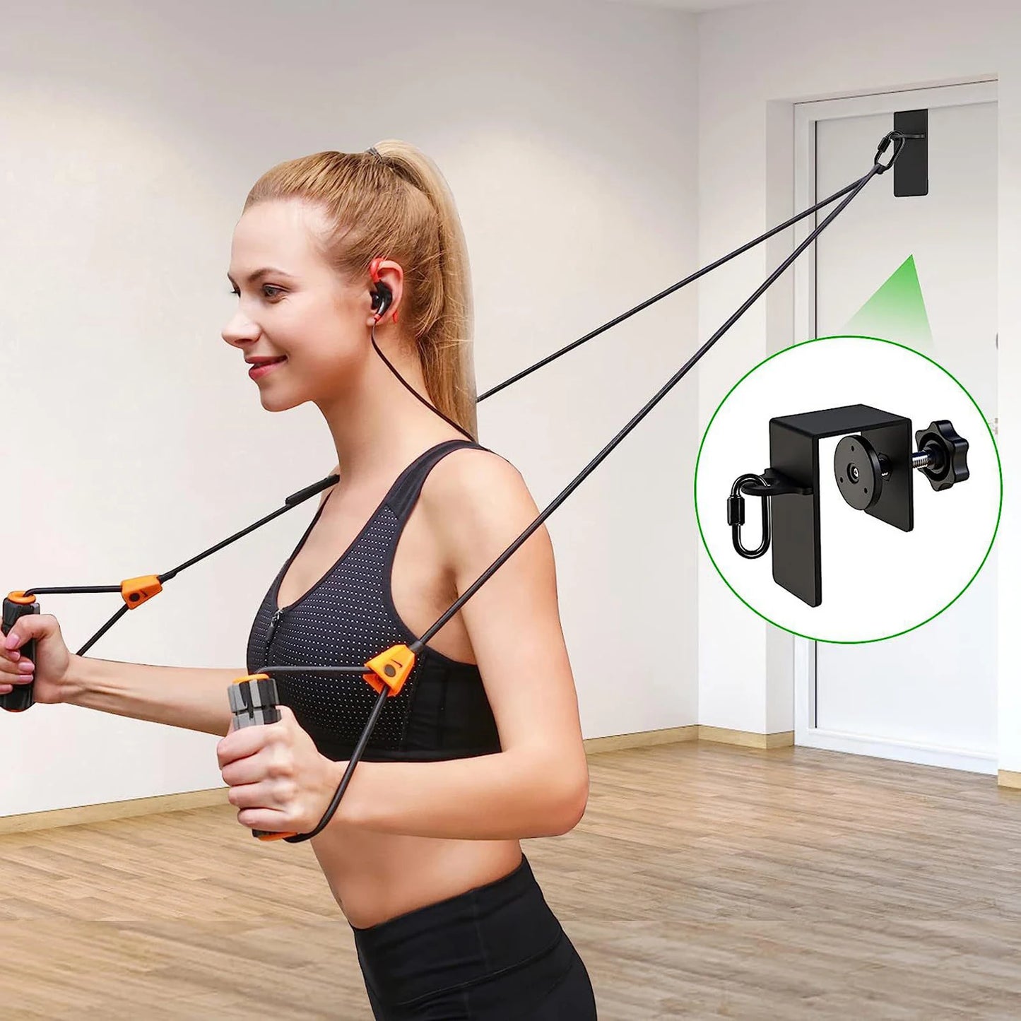 Resistance Band Door Anchor Door Anchor Attachment for Strength Training Gym Workouts Body Weight Straps Suspension Trainer