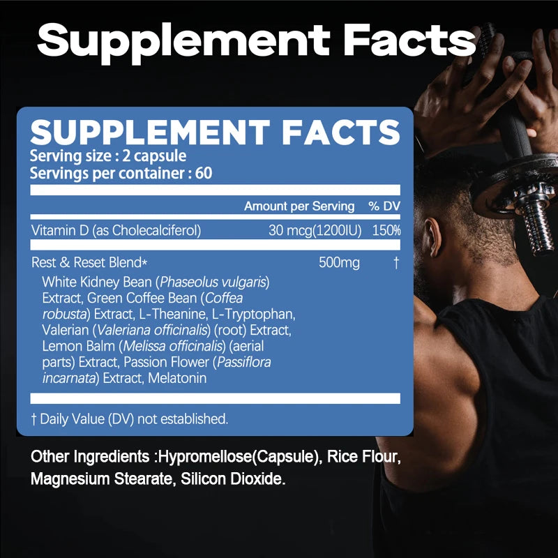 Night Time Fat Burner Supplement To Reduce Belly Fat - Helps Metabolic Cleansing, Sleep Aid Appetite Suppressant & Fat Burner