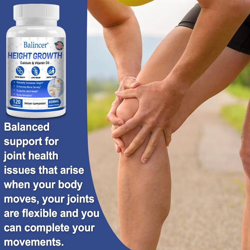Bone Growth Supplement for Adults and Children - Increase Bone Density, Reduce Bone Loss, Support Osteoporosis