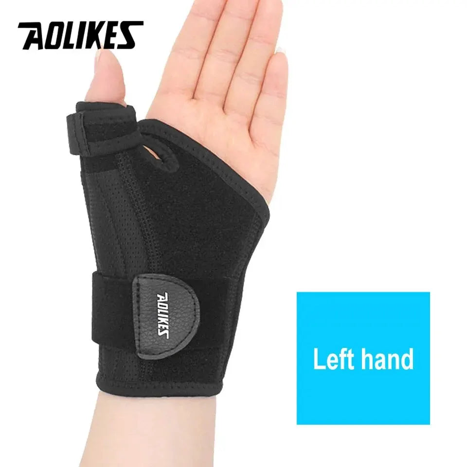 AOLIKES 1PCS Wrist Brace Thumb Brace with Thumb Splins Support for Men and Women, Wrist Stabilizer for Sprains Tendonitis