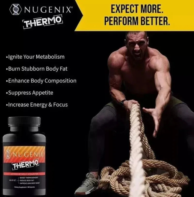 Men's Fat Burner, Vitamin C, Caffeine, Cayenne Pepper Extract, Hunger Suppressant, Energy Booster, 60 Capsules