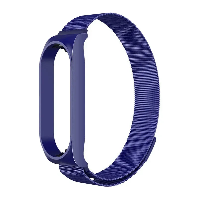 Milanese Loop Strap For Xiaomi Mi Band 7 6 5 4 3 Stainless Steel Magnetic Bracelet Metal Wristband for Xiaomi mi band 4 3 Straps