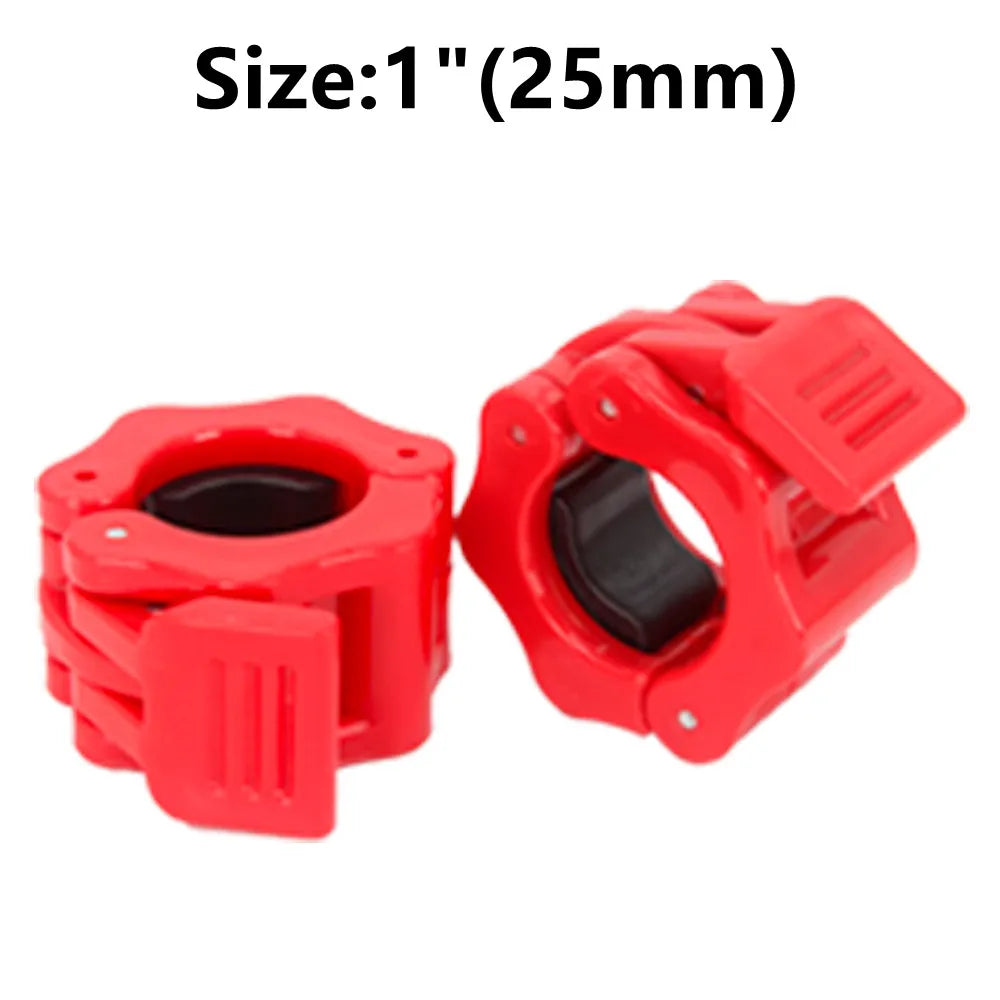 1“/2" Dumbbell Clips Barbell Clamp Collars Quick Release Standard Barbell Clip Non-Slip Lock for Gym Weightlifting Powerlifting
