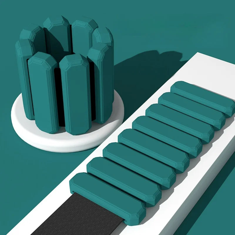 450/900g Yoga Fitness Wrist Weights Bracelet Silicone Adjustable Ankle Straps Gym Protector Jogging Sports Exercise Wristbands