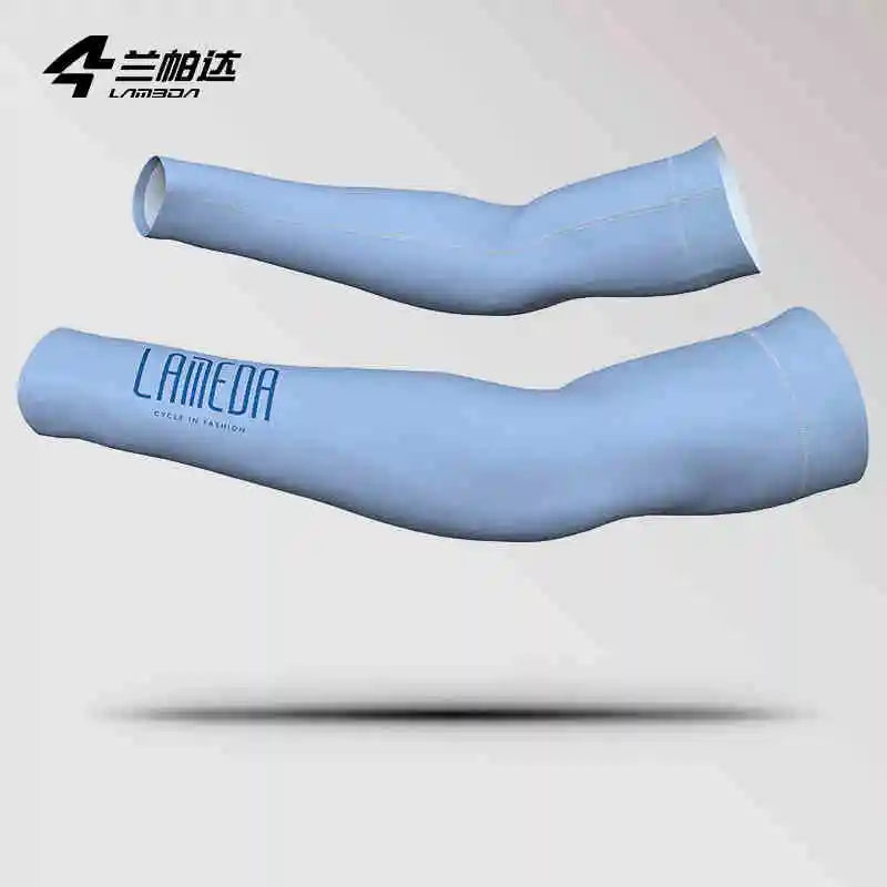 LAMEDA Cycling Arm Sleeves Man UV Protection Bicycle Riding Sleeve Mountain Men Sunscreen Arm Cover Ice Silk Bicycle Accessories