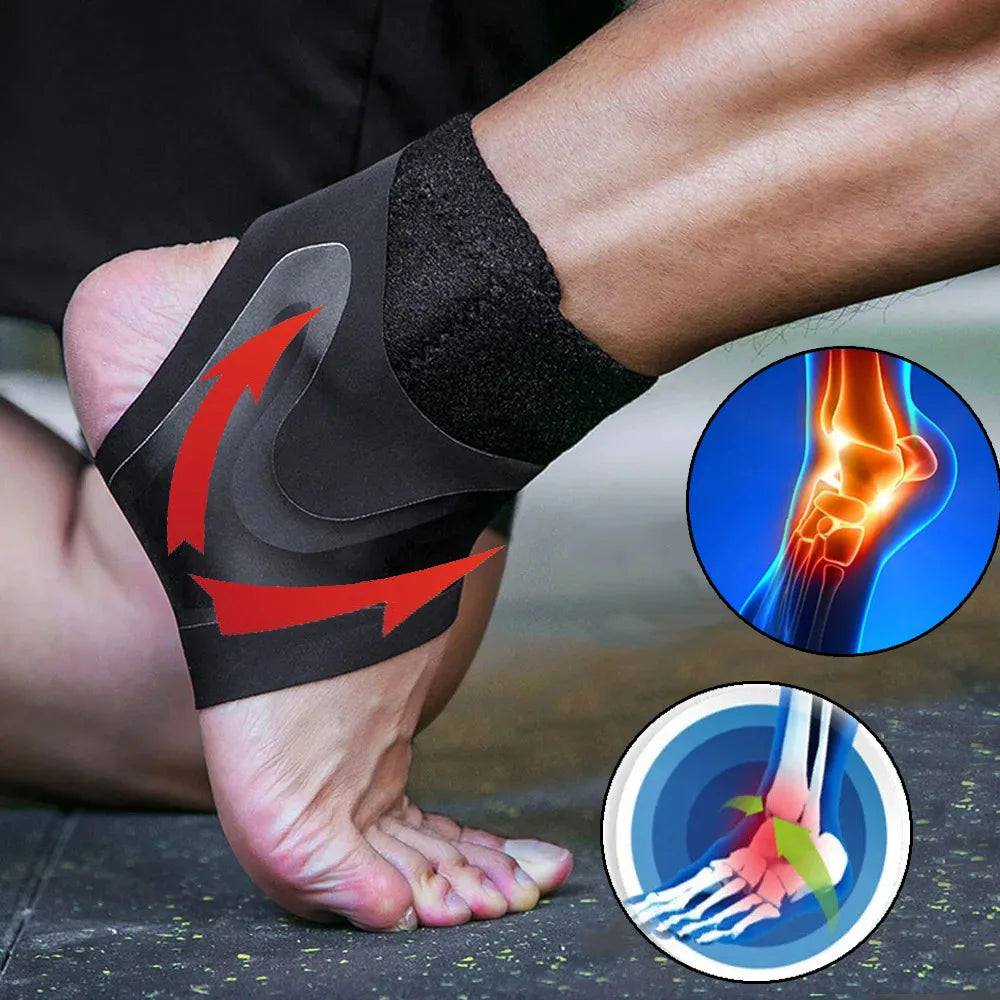 Sports Anklets Tendon Pain Relief Band Sprain Ankle Support Foot Sprain Wrap Basketball Football Athletic Sport Anklet Support