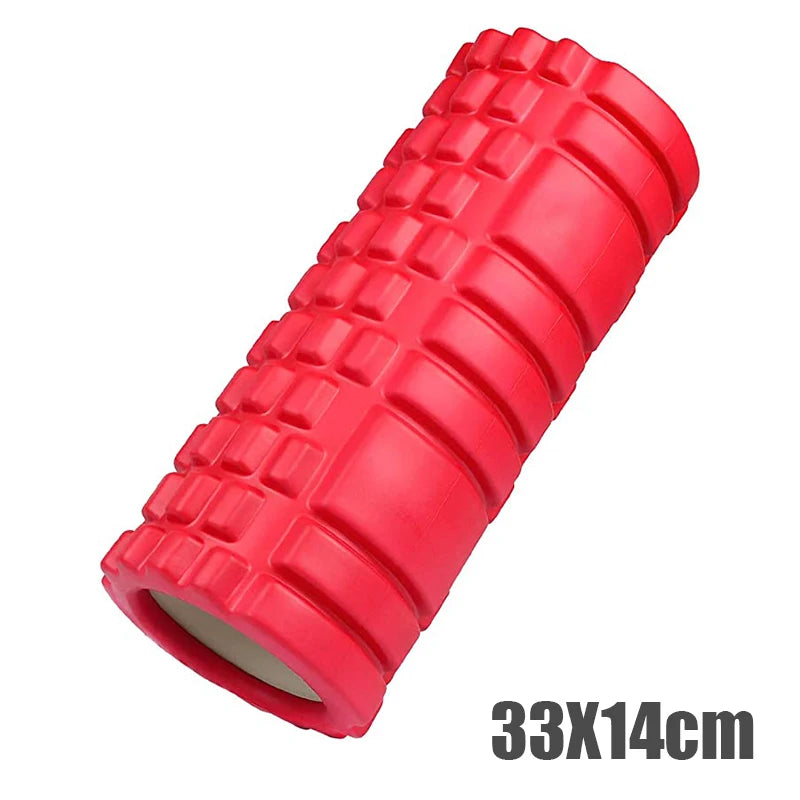 33cm Yoga Column Foam Axis Massage roller Muscle Back Muscle  MassageThe grid Back training set shipping