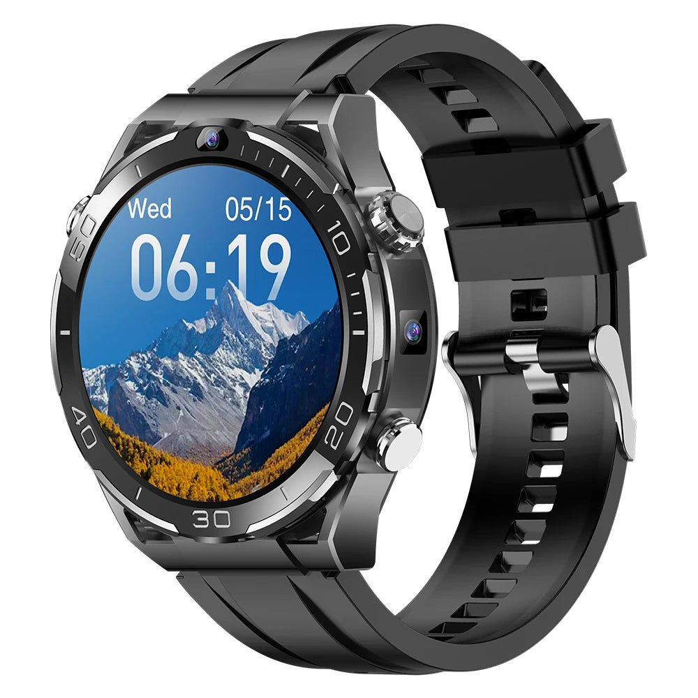 NEW JingTider JT7 MTK6762 Octa Core 4G LTE Smart Watch Men 1.508" Real AMOLED Screen Android 10 Smartwatch Dual Camera WIFI GPS