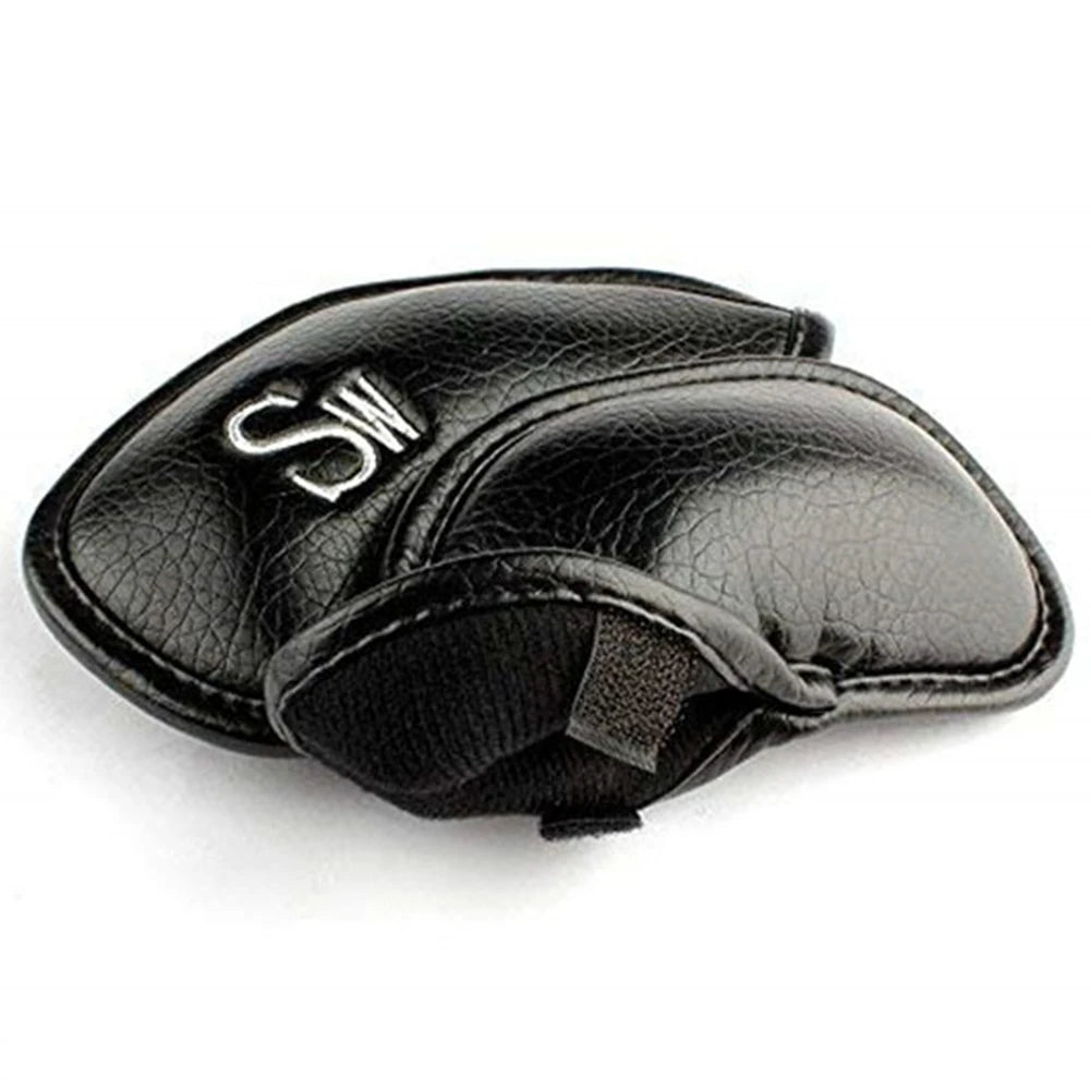 Portable Golf Club Headcovers Set 12Pcs Golf Club Iron Head Covers Waterproof Golf Club Head Protective Covers Golf Accessories