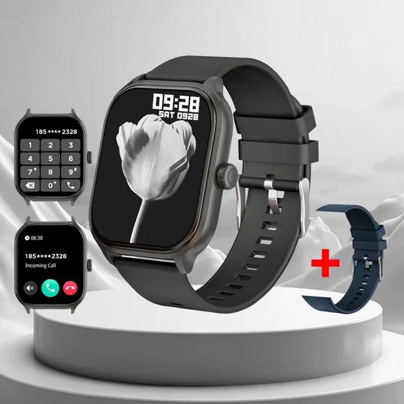 Smart Watch Ftiness Tracker 2.01" Bluetooth Call SmartWatch for Men Women Kids Watch Pedometer IP68 Waterproof 123 Sports Modes