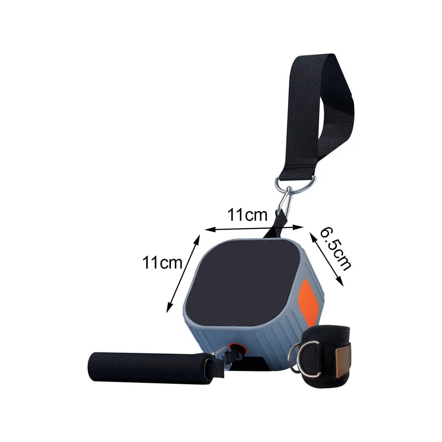 Multifunctional Fitness Equipment Resistance Machine Comfortable Grip Cable Machine Portable Strength Training for Home Gym