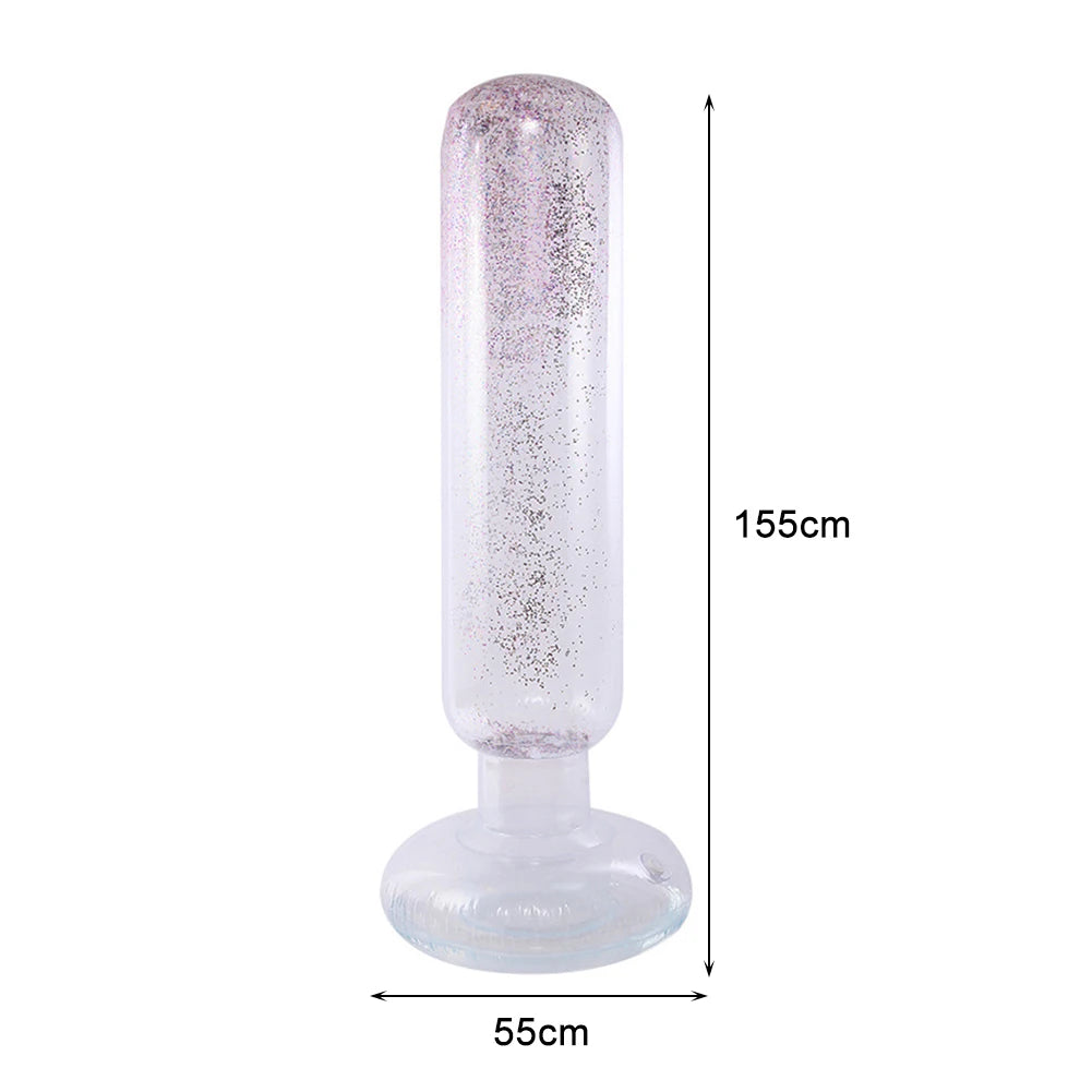 Boxing Punching Bag Boxing Muay Thai Inflatable Boxing Bag Training Pressure Relief Exercise Punching Stand Fitness Equipment