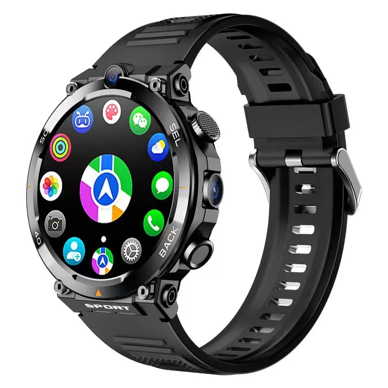 NEW 4G LTE H10 Smartwatch 128GB 500W Dual Camera Video Calls Wifi NFC Door Access 1380mAh Battery Capacity SIM Card Smart Watch