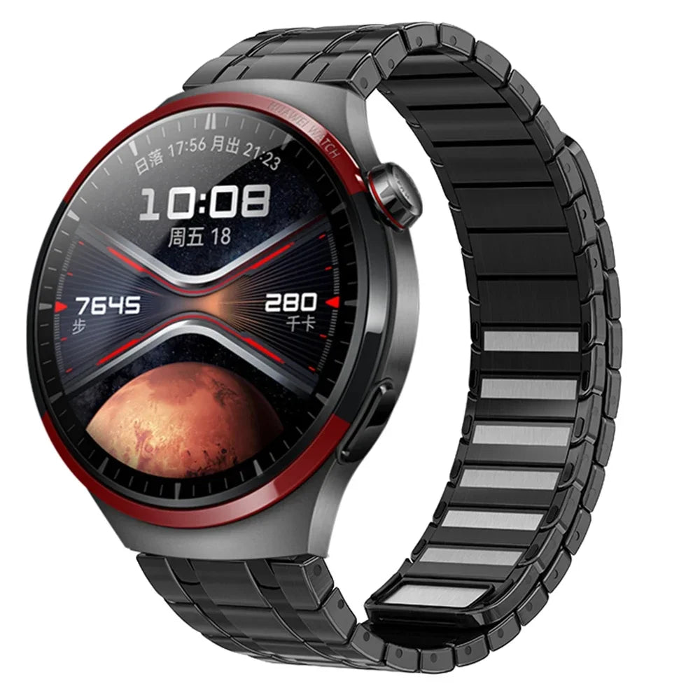 Stainless Steel Band for Amazfit Balance GTR 4 3 Men Magnetic 22mm Strap for Huawei GT3 GT4 GT5 Pro 46mm Watch 4/4 Pro Ultimate