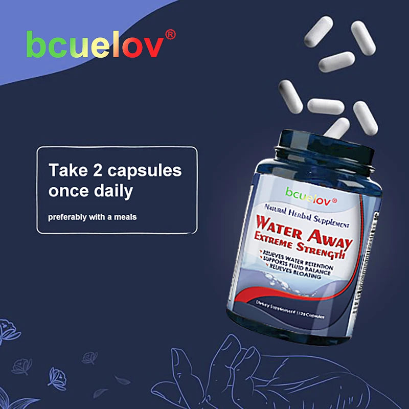 Vitamin B Supplement, Dandelion Extract, Diuretic and Laxative, Relieves Edema, Promotes Metabolism, 120 Capsules