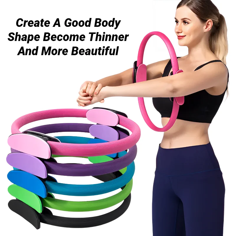 Yoga Fitness Ring Circle Pilates Women Girl Exercise Home Resistance Elasticity Workout Pelvic Floor Muscle Postpartum Training