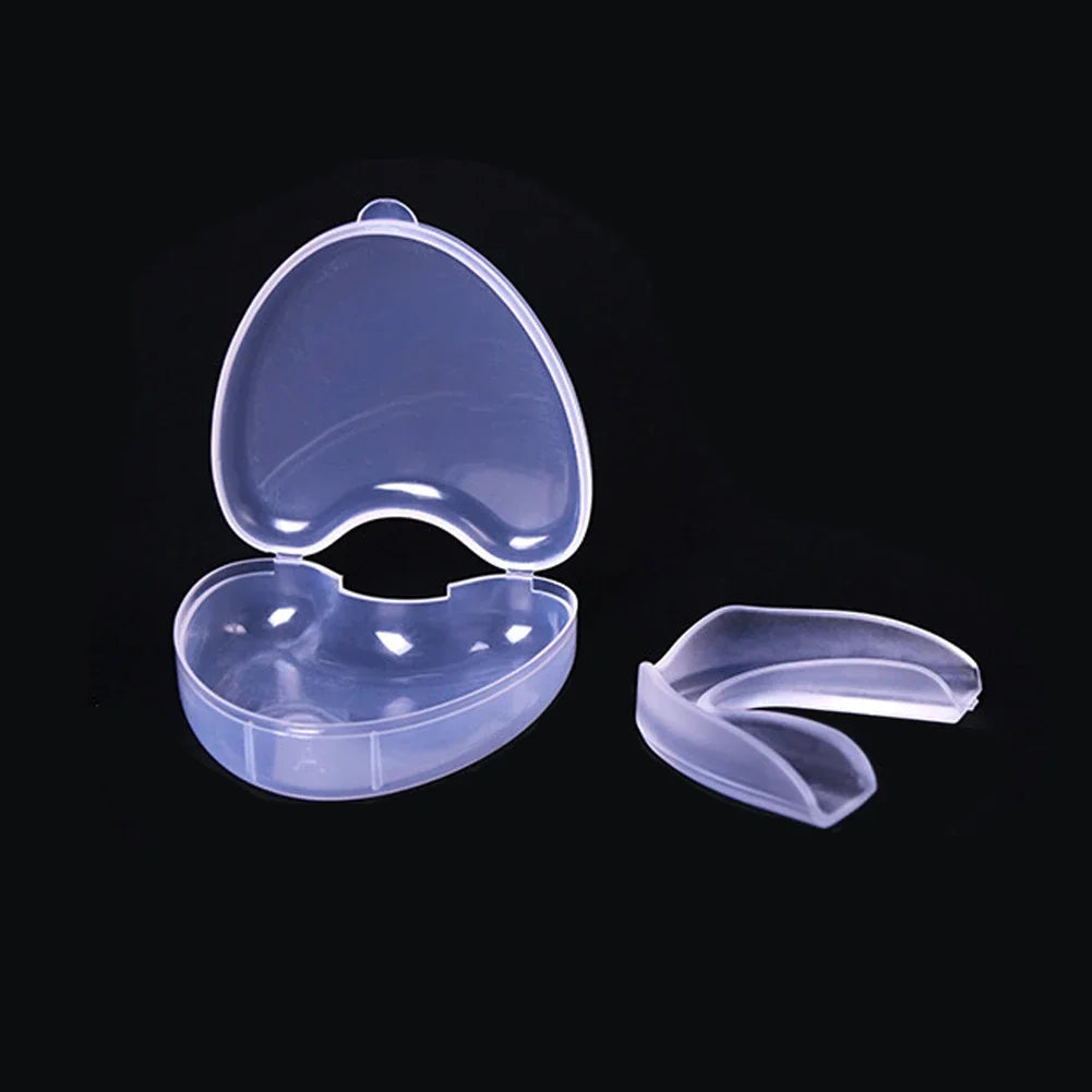 Sport Mouth Guard Teeth Protector Adults Mouthguard Tooth Brace Protection Basketball Rugby Boxing Karate With Plastic Case Box
